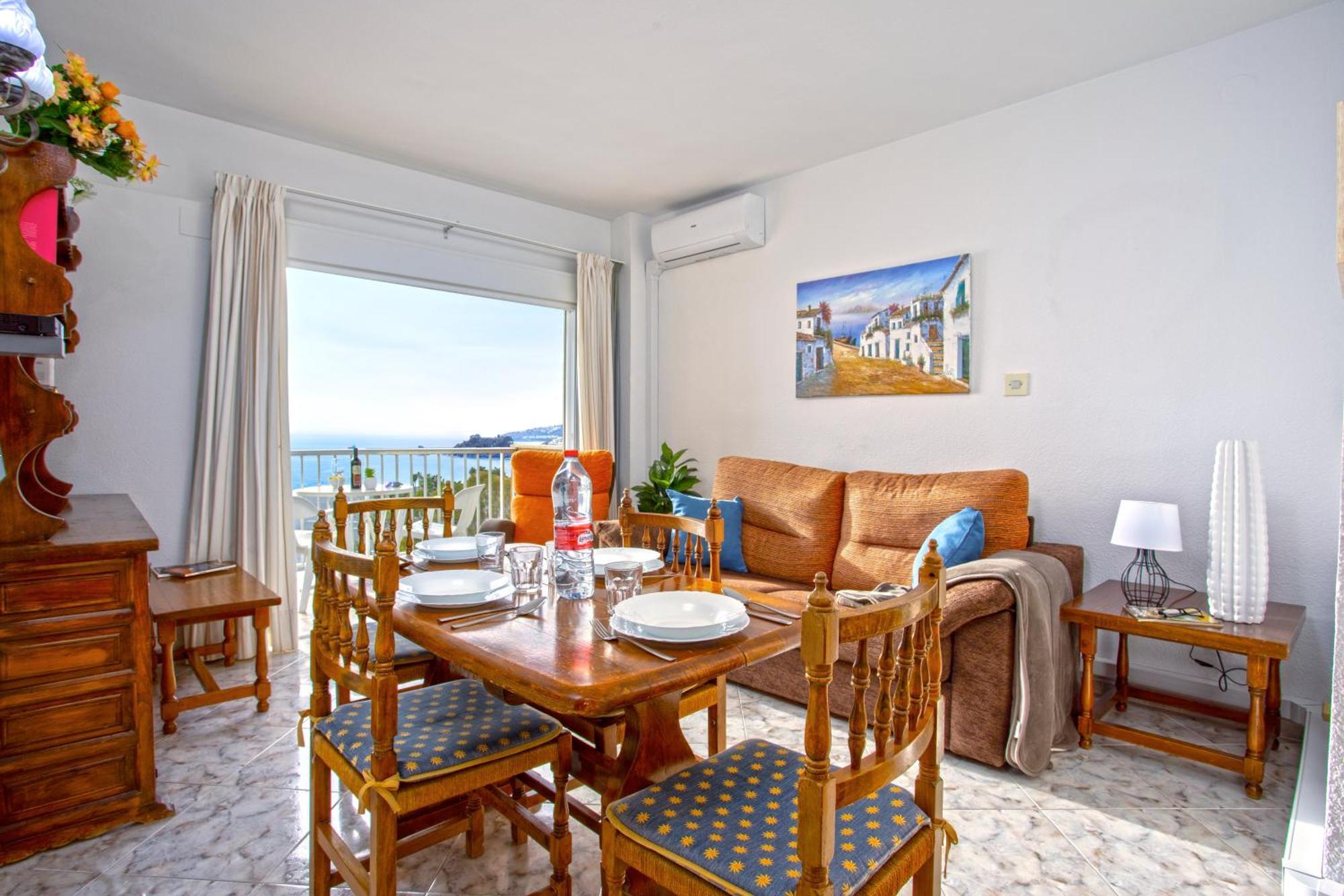 1003 - Seafront Apartment On El Paseo - Air Conditionning - Wi-Fi - Smart Tv Almunecar Exterior photo